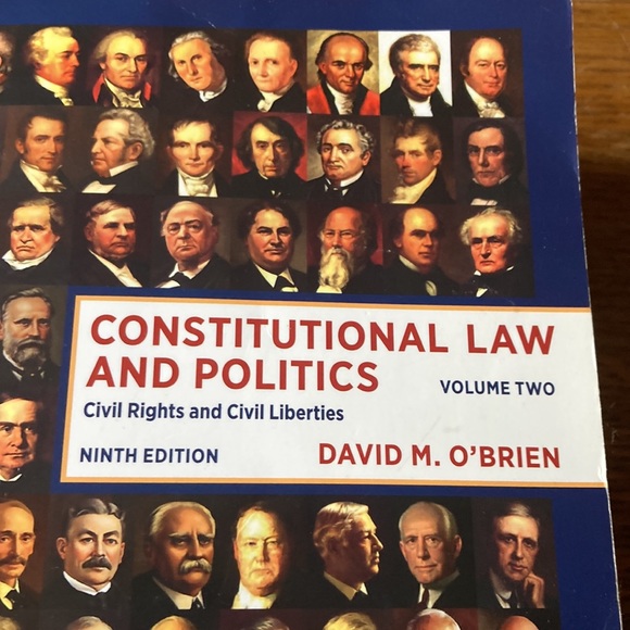 Constitutional law and politics volume 2 ninth edition by David O’Brien - Picture 9 of 11